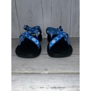 Chaco Sandals Women's Size 11 Strappy Blue White Casual‎ Comfort